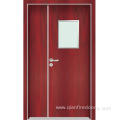 Hospital solid composite interior internal double door wood